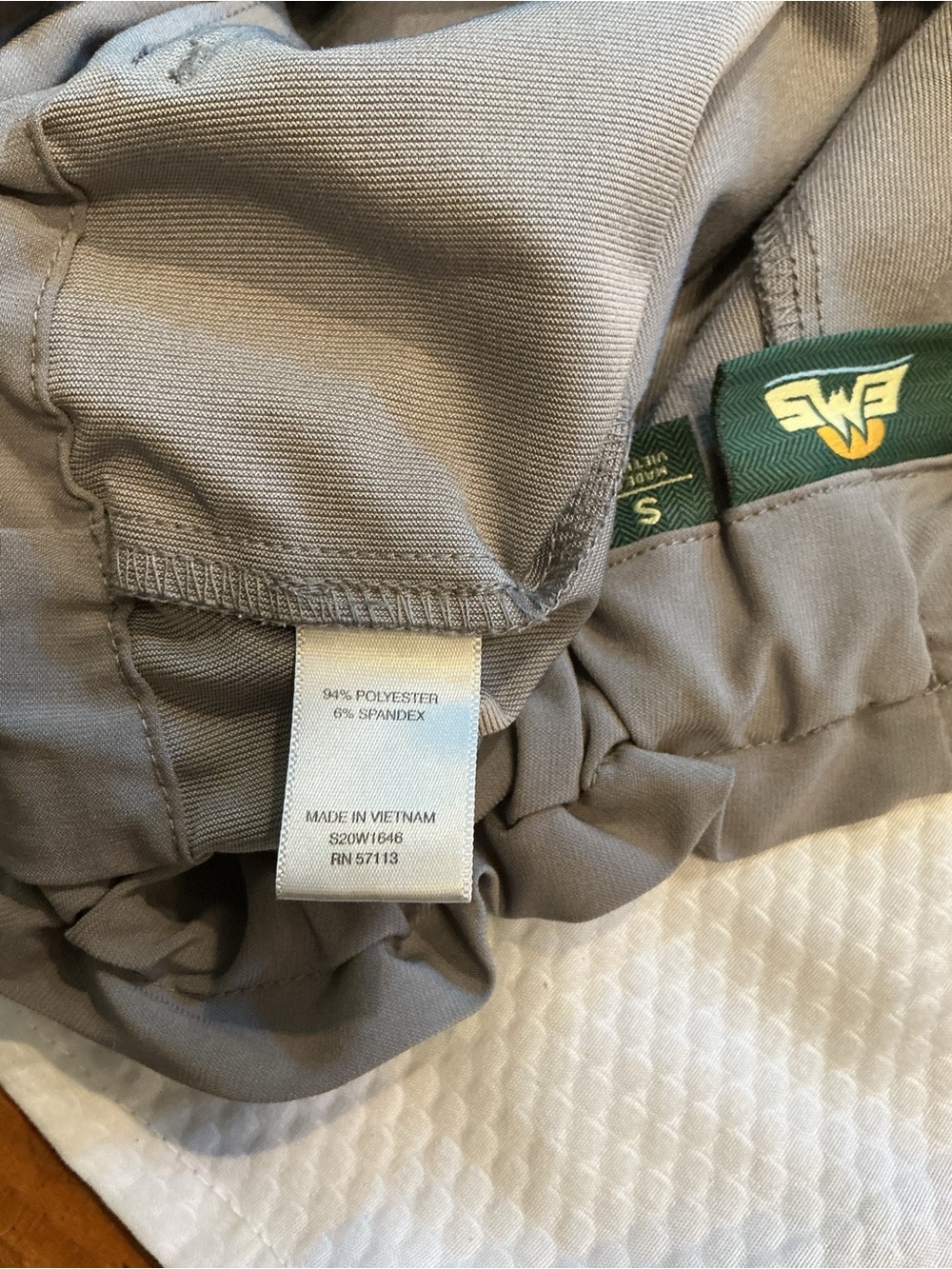 Athletic Drawstring Shorts in Gray - Picture 6 of 6